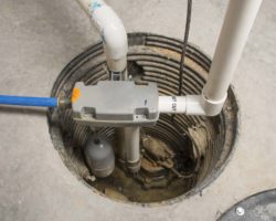 sump pump plumbing repair